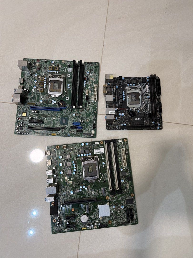 untested motherboards