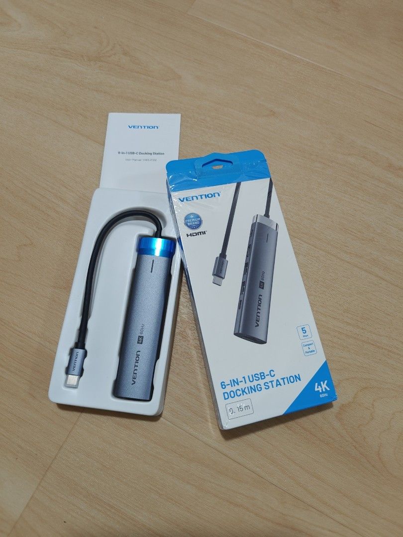Vention 6-in-1 USB-C Docking Station 4K HDMI512043718028175360