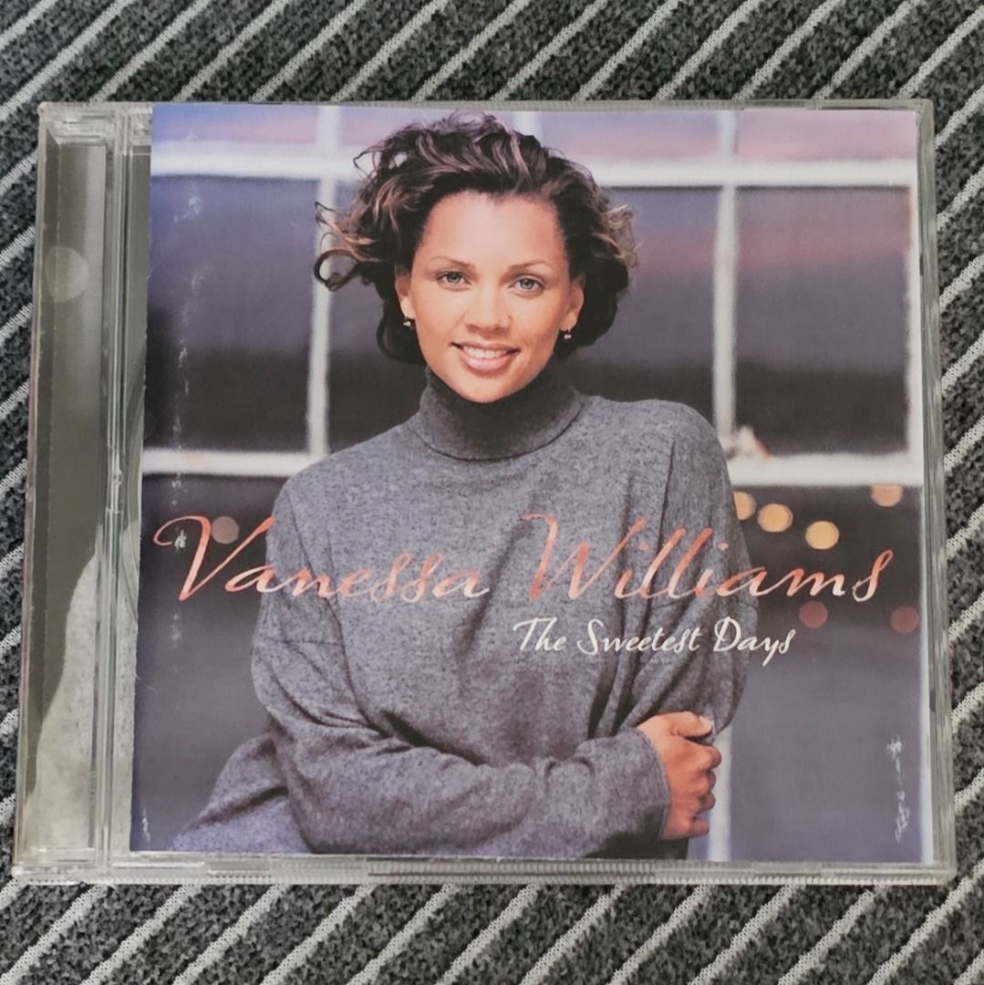 1 For 1 🇺🇸 [CD Album] Vanessa Williams – The Sweetest Days (1994) (Category: CDs & DVDs) located in Singapore. Submitted by strangecell (Listing ID 1450286690, Image 1). Description: Many more Various Genres: https://www.carousell.sg/p/1253907759 Electronic Dance, EDM, DJ Mix: https://carousell.com/p/1035784902 Easy Listening, Funk Soul, Lounge, Jazz, New Age, Chill-out: https://carousell.com/p/1028943398 ************************************** 