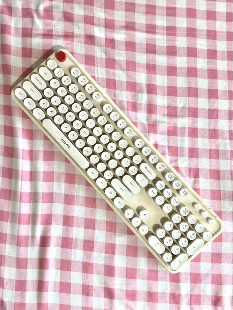 Wireless Keyboard and Mouse (like mechanical) (Category: Computer Keyboard) located in Taytay. Submitted by rjsellsss (Listing ID 1450163806, Image 2). Description: USED, Like new No issue - Wireless via bluetooth - Sounds like a mechanical keyboard - Round keycaps for a vintage aesthetic - Battery-powered - Ideal for typing and everyday computer use Orig price: P1,155 SP: P700 ONLY Rfs: decluttering.