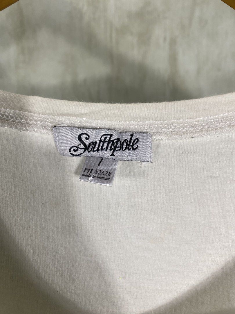 Y2k South Pole Tops (Category: Others Tops) located in Cabanatuan. Submitted by luwer (Listing ID 1450177130, Image 3). Description: Y2k South Pole Tops In good condition need deep wash, lints check all details.