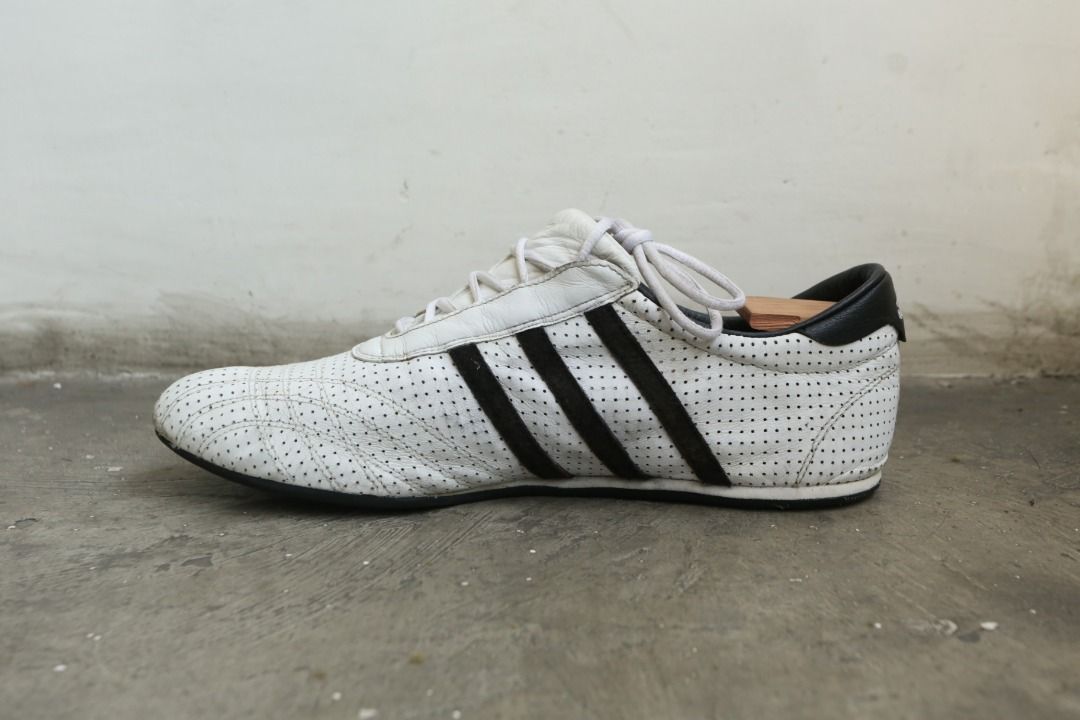 Y-3 - S/S 02 - Perforated Sneakers (Category: Casual Shoes) located in Manila. Submitted by graymatter_ (Listing ID 1450237077, Image 3). Description: Y-3 - S/S 02 - Perforated Sneakers *Originally Women's 11.5, fits Men's 10 *Midsole Reglued in 2026 Tagged Size: Women's 11.5/Men's 10 Condition: 8/10 Flaws: Heavy Signs of Usage Material: Leather Made in: China.