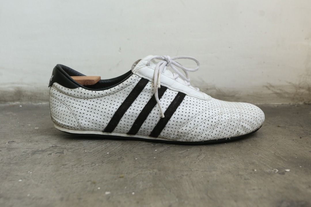 Y-3 - S/S 02 - Perforated Sneakers (Category: Casual Shoes) located in Manila. Submitted by graymatter_ (Listing ID 1450237077, Image 2). Description: Y-3 - S/S 02 - Perforated Sneakers *Originally Women's 11.5, fits Men's 10 *Midsole Reglued in 2026 Tagged Size: Women's 11.5/Men's 10 Condition: 8/10 Flaws: Heavy Signs of Usage Material: Leather Made in: China.