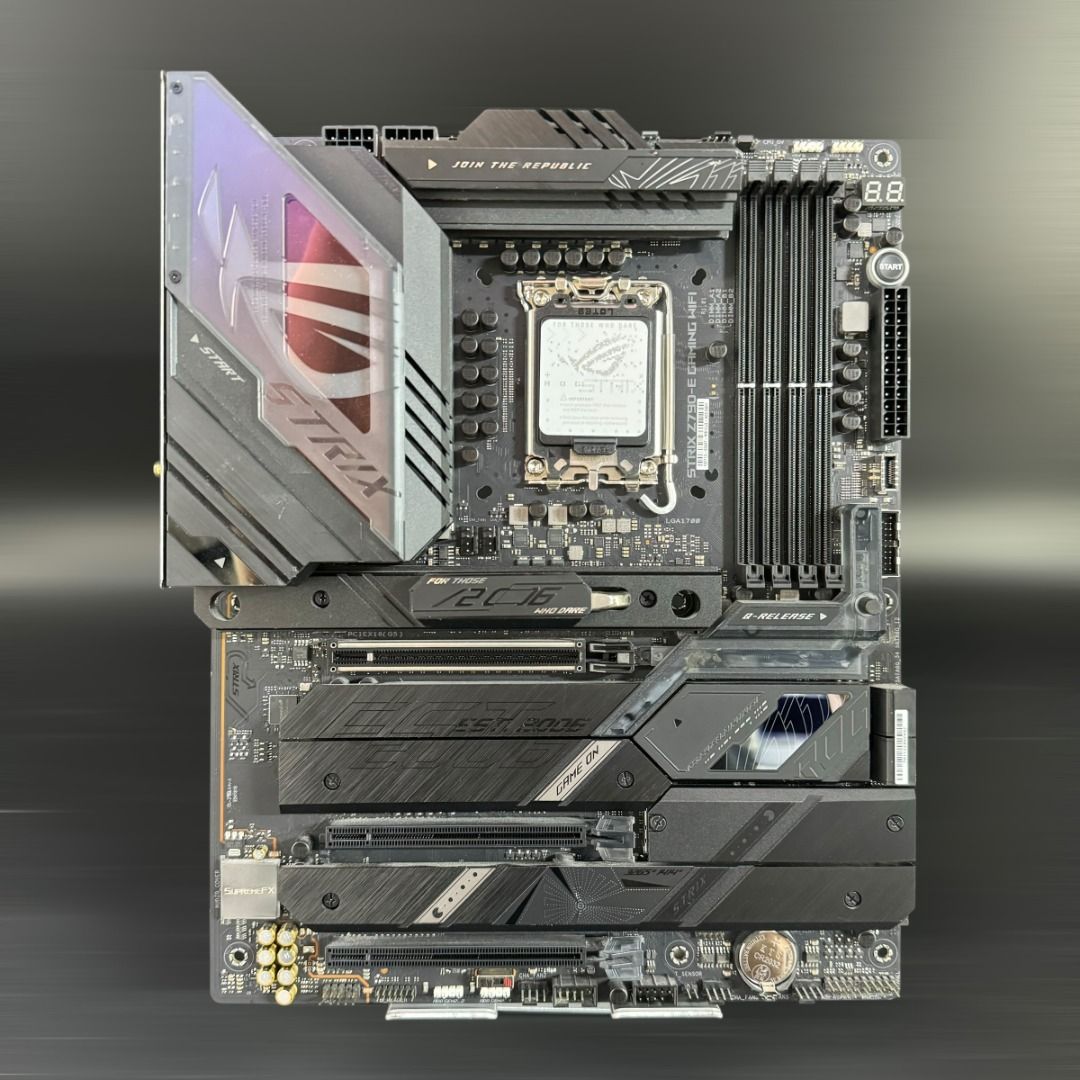 Z790 @ ASUS ROG STRIX Z790-E GAMING WIFI 💢 Intel Z790 底板 支援12 13 14代 LGA1700 主板 主機板 ATX i3 i5 i7 i9 CPU DDR5 （分類：電腦周邊產品）位於 Hong Kong。 由 wingscomputer001 提交（商品編號 1450183982，圖片 1）。簡介： Ⓜ️型號：ASUS ROG STRIX Z790-E GAMING WIFI 📃規格：https://rog.asus.com/hk/motherboards/rog-strix/rog-strix-z790-e-gaming-wifi-model/ 💬Carousell直接對話快速查詢 📦店內交收，即埸測試 🚚滿$600順豐包郵 (偏遠地區除外) 🔍所有底板有14天保養 📍店舖地址：深水埗 海壇街 230號地舖 🕐營業時間：每天 12:00PM-10:00PM 💰付款方法：現金、轉數快、PayMe、八達通、We