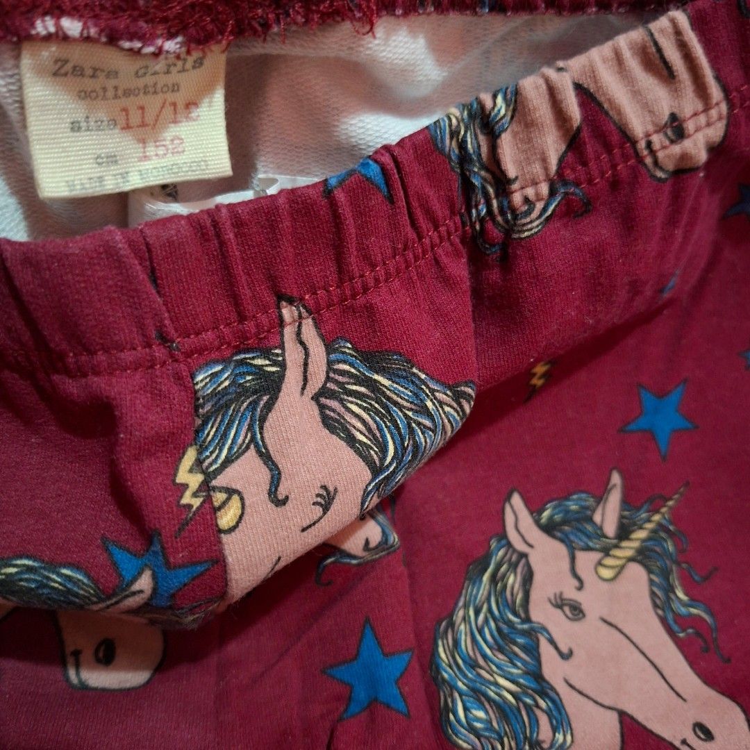 Zara high quality unicorn leggings (Category: Babies & Kids Fashion) located in Las Pinas. Submitted by assortedkidzstuffs (Listing ID 1450219024, Image 2). Description: repriced na po ito. selling low. high quality ang fabric, very comfy. size 11-12y authentic zara.