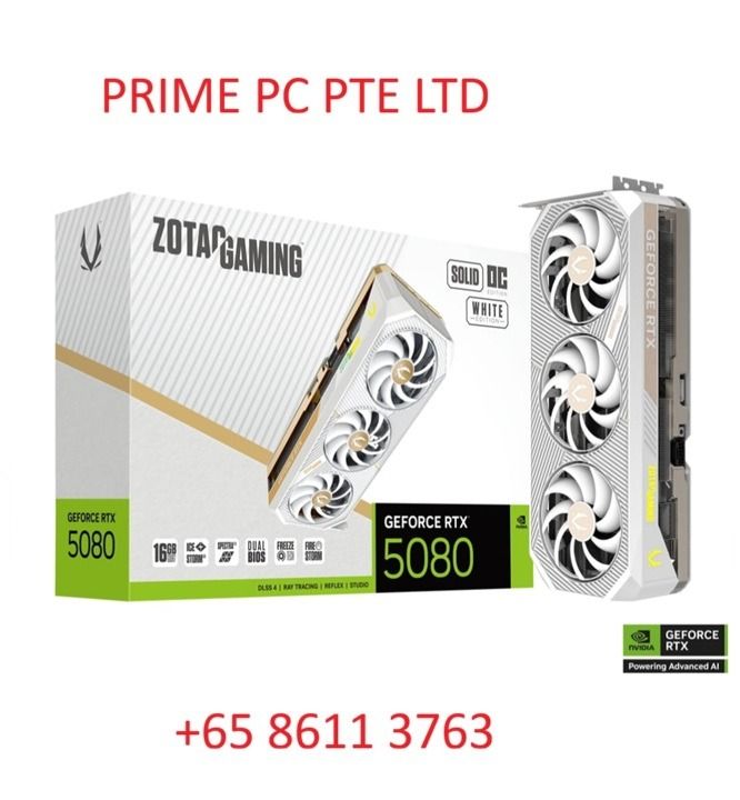 ZOTAC GAMING GeForce RTX 5080 White Edition