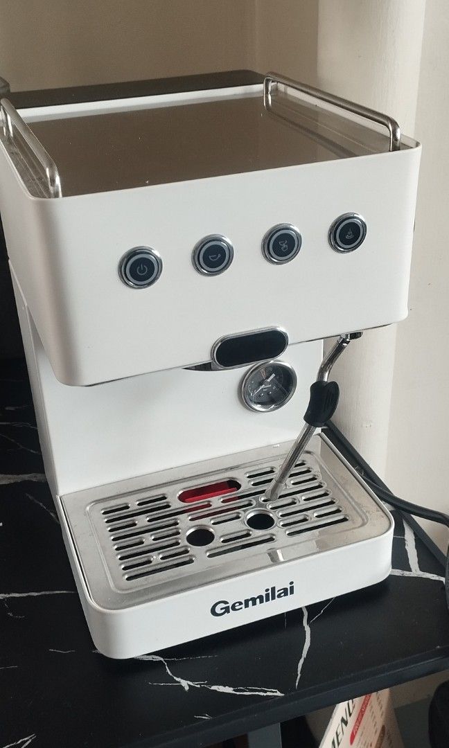 Gemilai G3005L Espresso Machine (Category: Coffee Machines & Makers) located in Quezon City. Submitted by tabitha.declutter (Listing ID 1450523325, Image 1). Description: complete with box w/soft copy receipt originally purchased at P15,709 pick up GSIS, Complex, Diokno Blvd. Pasay City Saturday only rds: Ugrade.