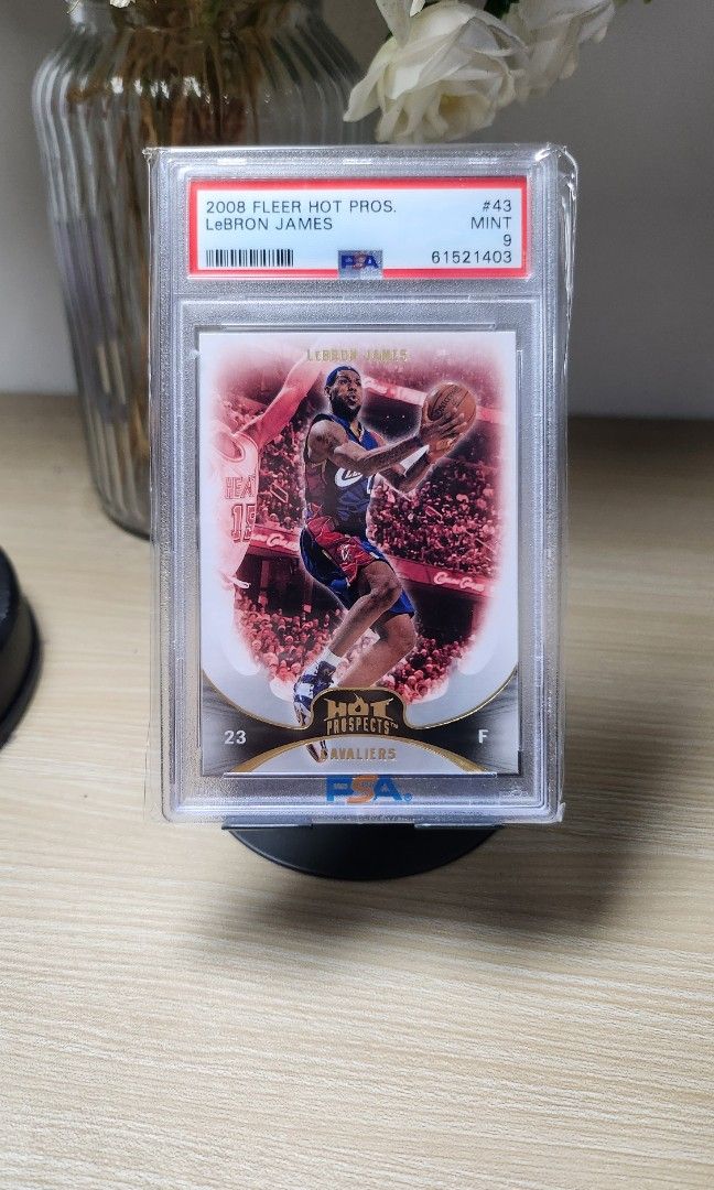 2008 Fleer LeBron James Hot Prospects PSA 9 (Category: Graded Singles) located in Pasig City. Submitted by fxm_collectible_olshop77 (Listing ID 1450508337, Image 1). Description: .