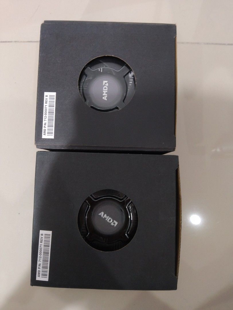 2x AMD CPU Cooler Wraith Stealth (Category: Computer Parts) located in Caloocan City. Submitted by goldenstone.de9f00 (Listing ID 1450474811, Image 1). Description: - Selling 2 AMD Wraith Stealth CPU Coolers - Original stock coolers from AMD Ryzen processors - Comes in original packaging - Ideal for new PC builds - Great as a replacement cooler 2 pcs for 1,200.