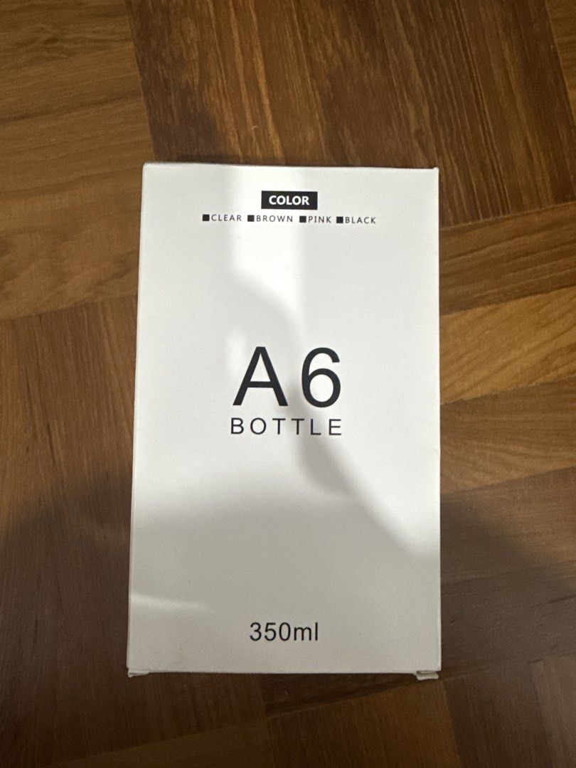 A6 Bottle 350ml Clear Flat Water Bottle513102999349504001