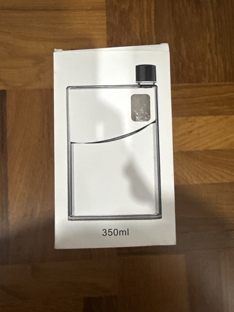 A6 Bottle 350ml Clear Flat Water Bottle