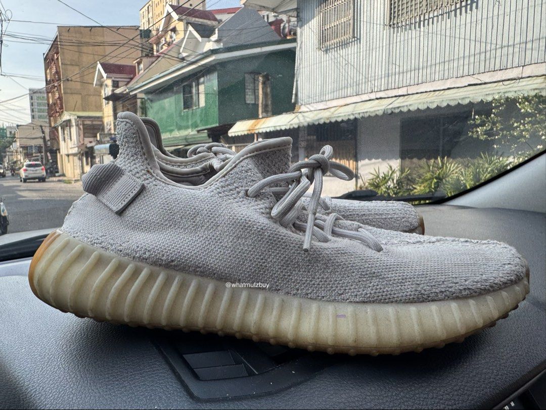 Adidas Yeezy Boost 350 V2 "Sesame" (Category: Sneakers) located in Mandaluyong City. Submitted by mutz_preloved (Listing ID 1450438714, Image 2). Description: - Adidas Yeezy Boost 350 V2 - Colorway: Sesame - Features classic knit upper - Signature translucent side stripe - Gum outsole - Boost cushioning for ultimate comfort - Ideal for everyday wear - no box - slightly used - good as new - authentic - pay first basis - location: Mandaluyong City 