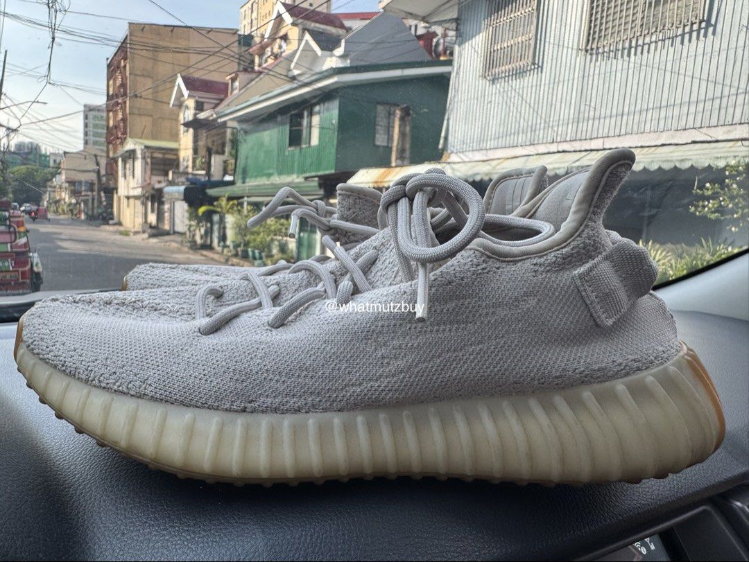 Adidas Yeezy Boost 350 V2 "Sesame" (Category: Sneakers) located in Mandaluyong City. Submitted by mutz_preloved (Listing ID 1450438714, Image 3). Description: - Adidas Yeezy Boost 350 V2 - Colorway: Sesame - Features classic knit upper - Signature translucent side stripe - Gum outsole - Boost cushioning for ultimate comfort - Ideal for everyday wear - no box - slightly used - good as new - authentic - pay first basis - location: Mandaluyong City 