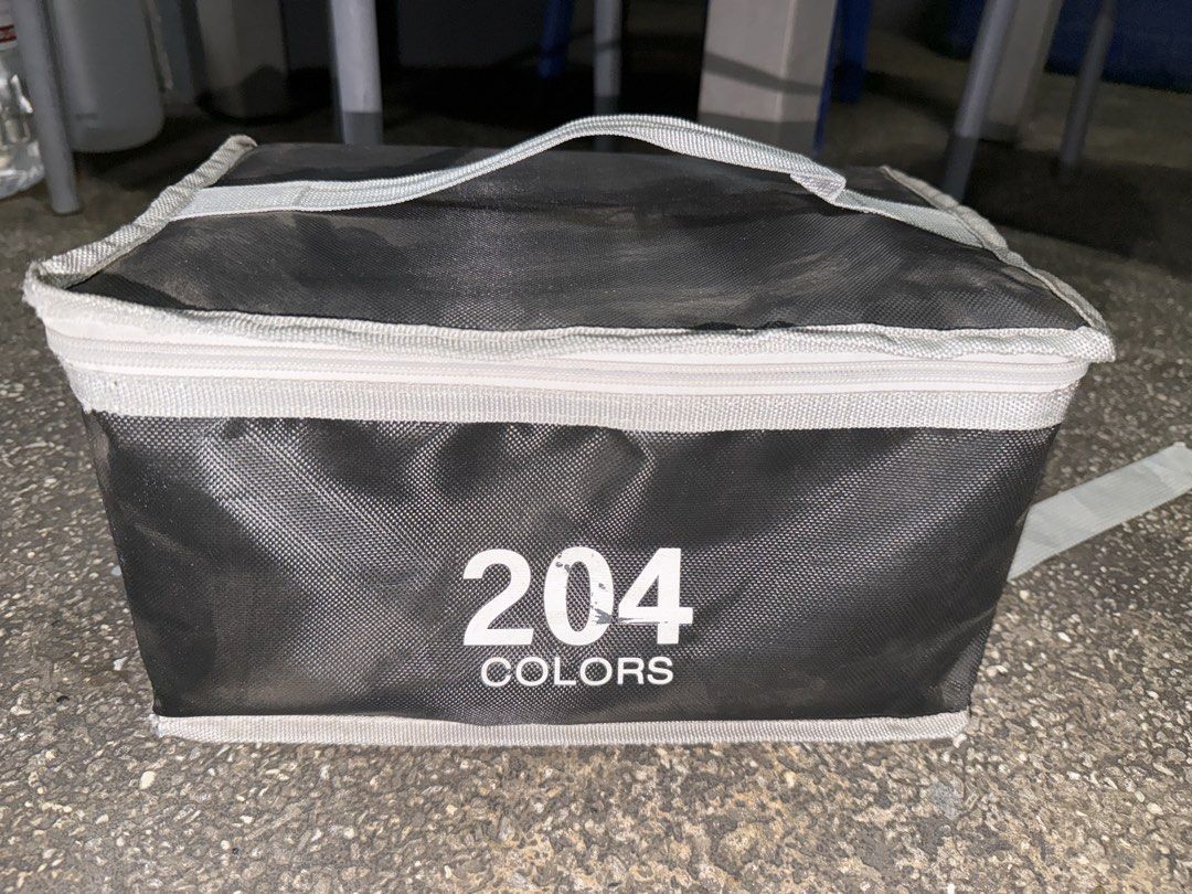 Alcohol Markers 204 colors (Category: Stationery & School Supplies) located in Quezon City. Submitted by cess.adams (Listing ID 1450464206, Image 3). Description: - Some markers are quite dry / just need a little spray on it - Set of 204 alcohol markers - Comes with a durable black zipper storage bag - Wide range of vibrant colors for diverse art projects - Ideal for artists, students, and hobbyists - Organized and portable art solution - Meetup 