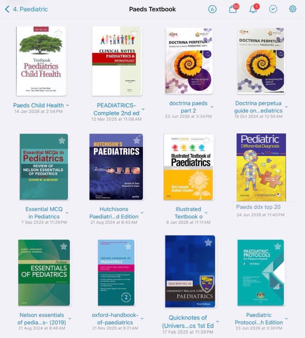 (ALL 12) Medical books: PAEDIATRIC Posting (Category: Textbooks) located in Nilai. Submitted by farhana_alya (Listing ID 1262517100, Image 2). Description: MY WAY PAEDIATRIC EXAMINATION IS NOT INCLUDED. For physical copy of the book can kindly contact the author to get the book Not available sis, can get the physical copy from the author himst Contact info - 👨‍🏫Prof Dr Nik Zainal - : +60 I2-901II614 It's a reallyyyy good book to learn peds pe a