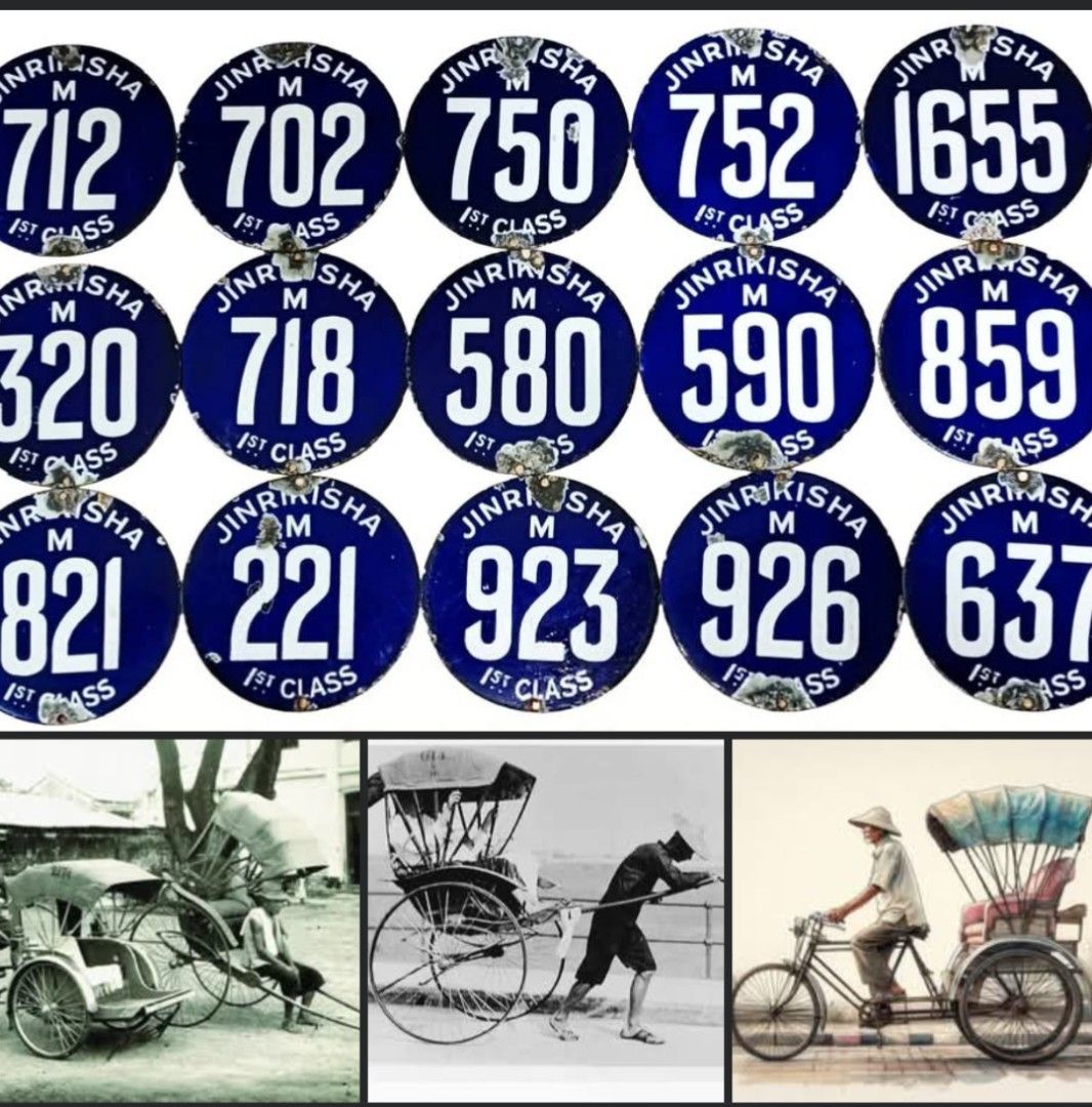Antique Jinrikisha,Trishaw,Beca Sign (Category: Vintage Collectibles) located in Johor Bahru. Submitted by nmantique (Listing ID 1450514463, Image 1). Description: Antique Jinrikisha,Trishaw,Beca Sign clearance Sale RM100 satu.