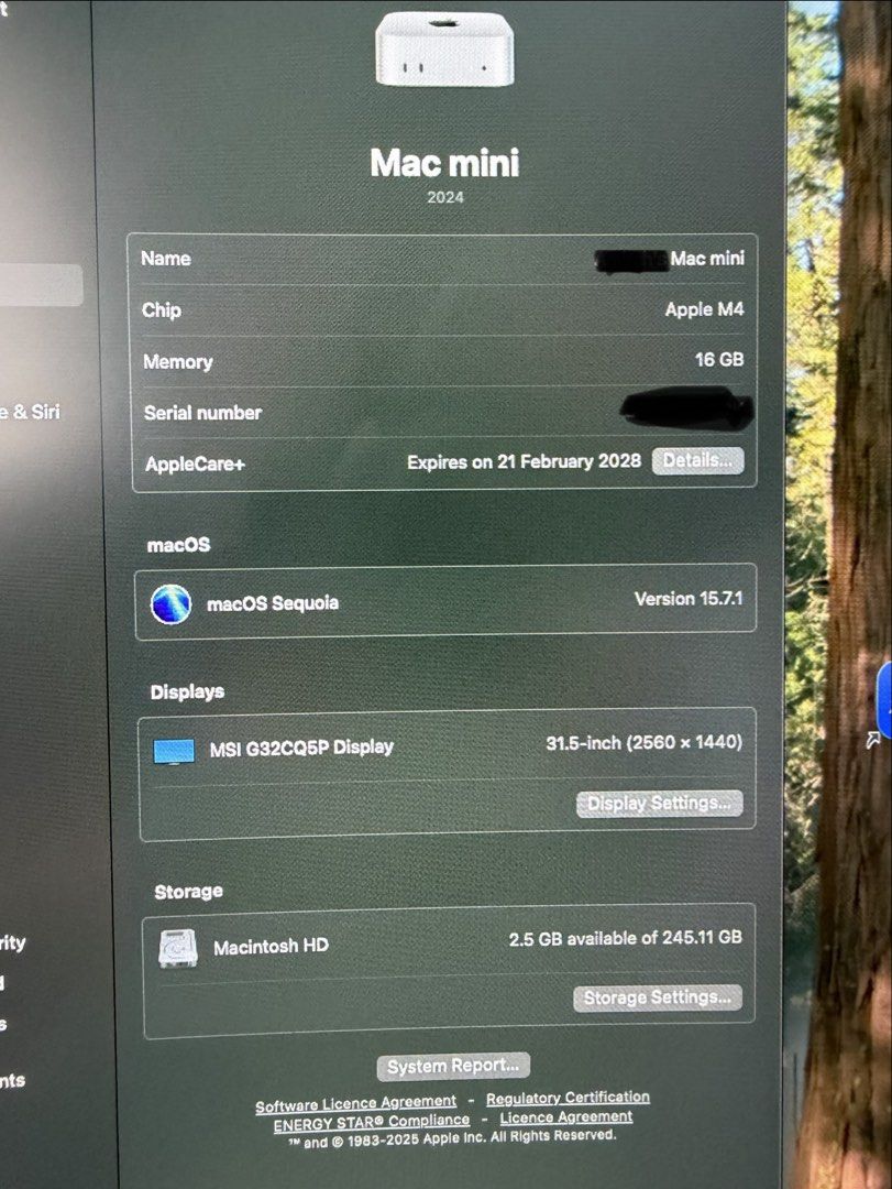 Apple Mac Mini M4 16GB RAM512717165325209601