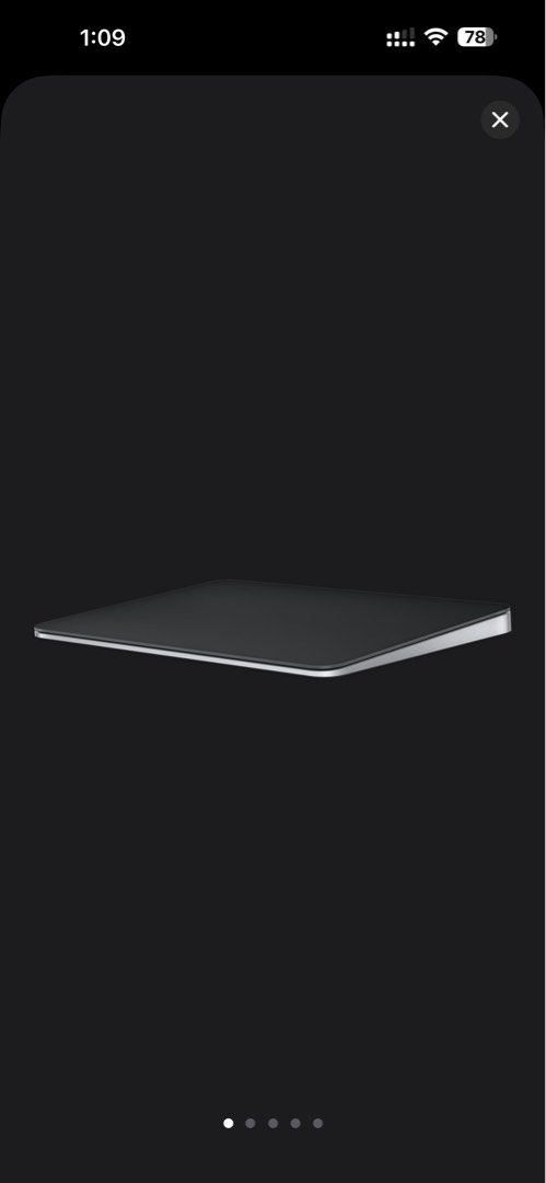 Apple Magic Trackpad (lightning) - Black multi-touch surface512728889631723521