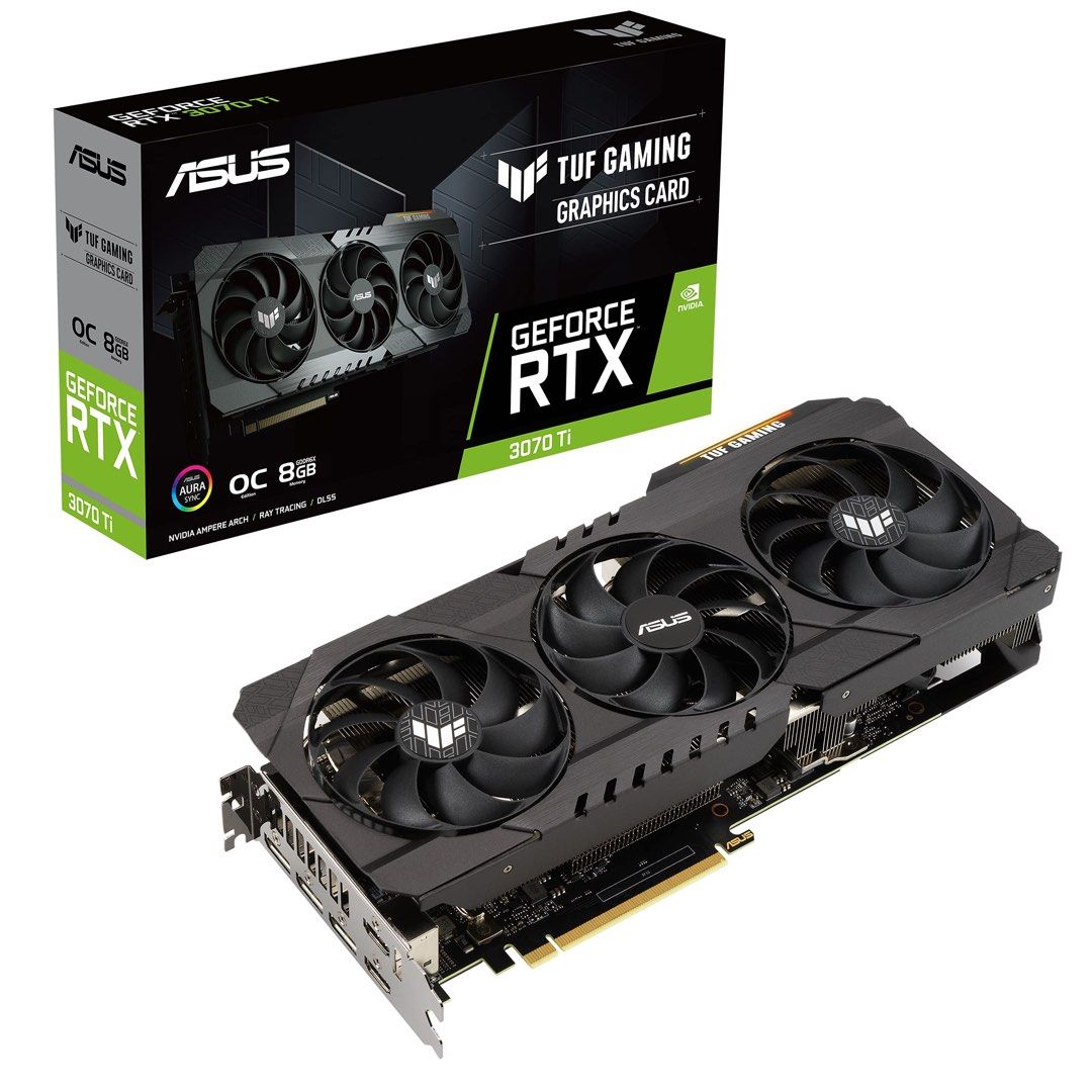 ASUS TUF Gaming GeForce RTX 3070 Ti OC 8GB Graphics Card
