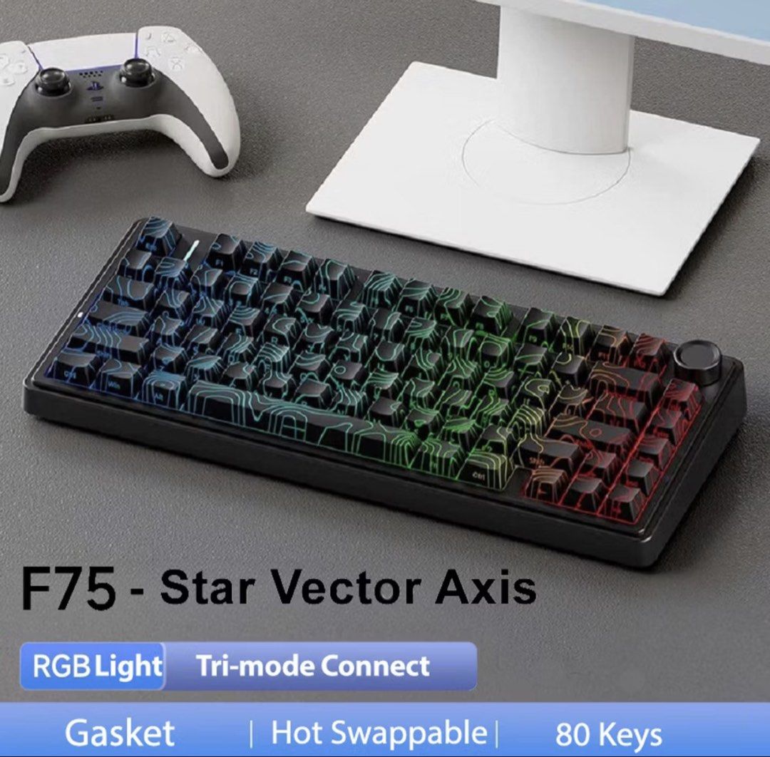 AULA F75 Star Vector Axis RGB Mechanical Keyboard