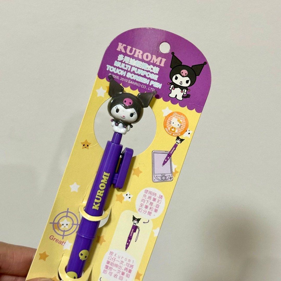  Authentic Sanrio Kuromi Multi Purpose Touch Screen Pen Stylus 