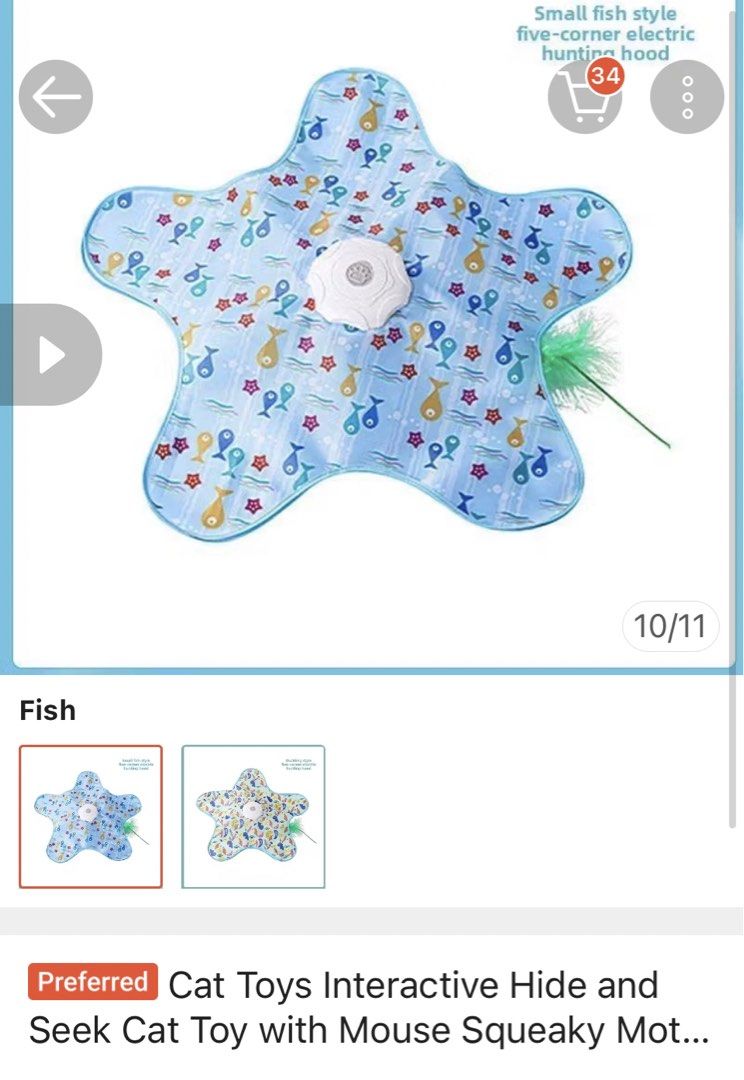 Automatic Teaser (Category: Homes & Other Pet Accessories) located in Singapore. Submitted by miyalx (Listing ID 1450383372, Image 1). Description: Hi I just ordered this from Shoppe and it gave me the wrong item. I am selling it at $5. Please pm me if you keen to collect at Bukit Batok st 24 block 291b.