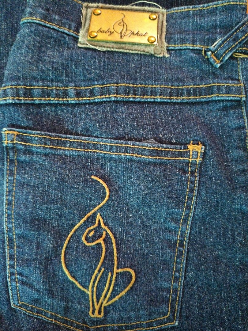 Baby Phat Flared Jeans (Category: Jeans) located in Pototan. Submitted by pastthreads (Listing ID 1450394471, Image 3). Description: Dimensions W 30 L 38 Hem 9.