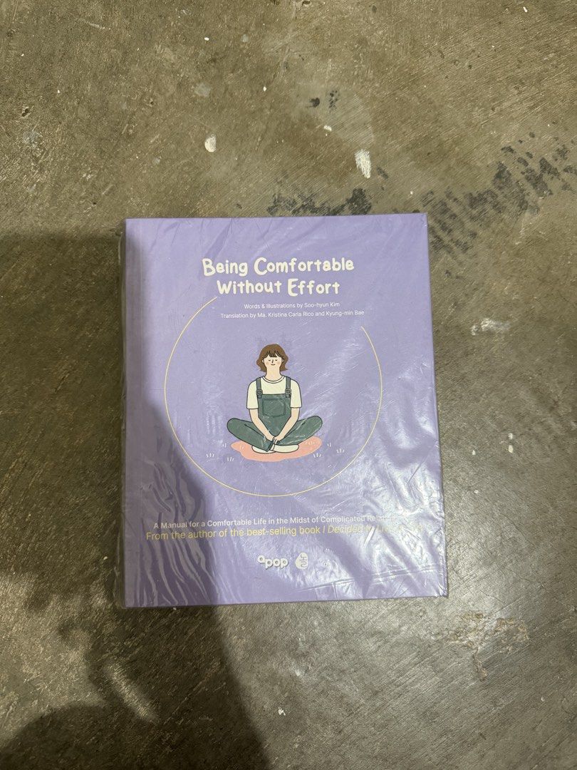 Being Comfortable Without Effort Book by Kim Soo Hyun (Category: Storybooks) located in Calamba. Submitted by orangeorangeorangeorange (Listing ID 1450455967, Image 1). Description: - Brand new, still sealed copy. .