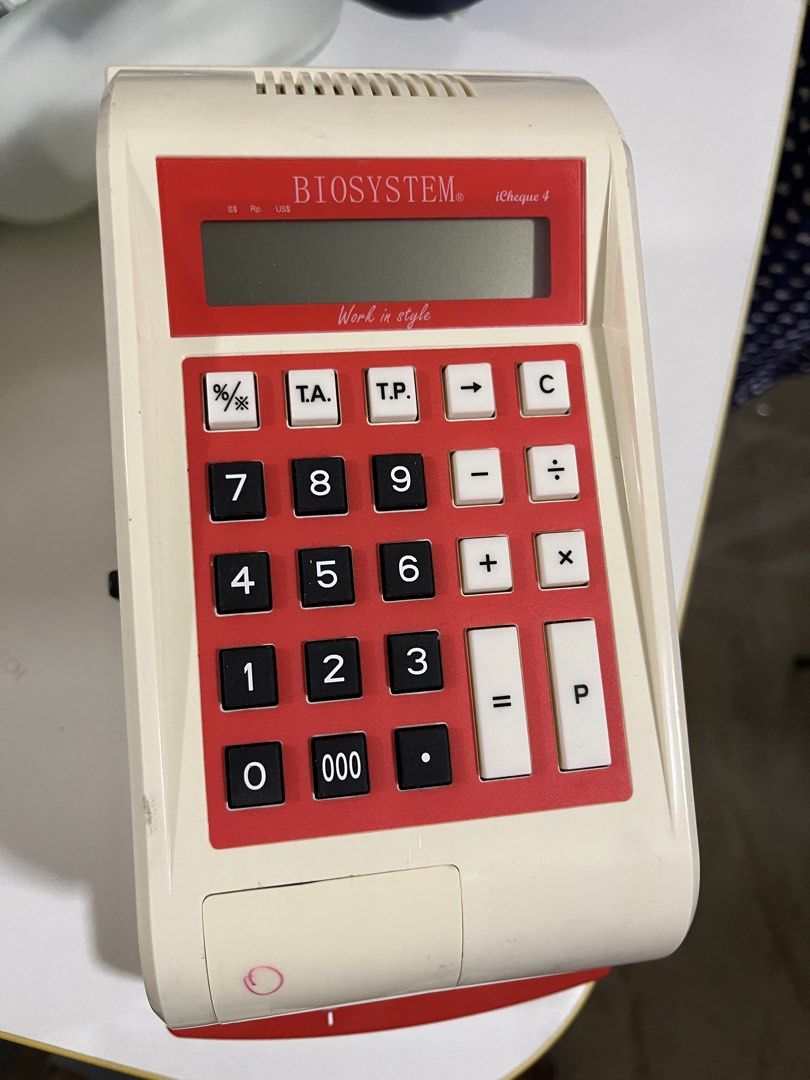 BIOSYSTEM iCheque 4 Cheque Writer - New Generation513042744596899841