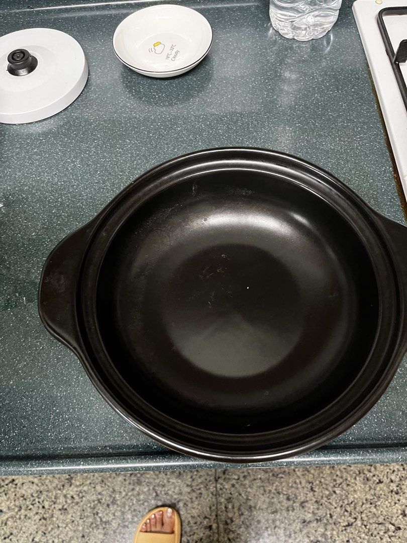 Black Ceramic Pot with Lid512509913062461442