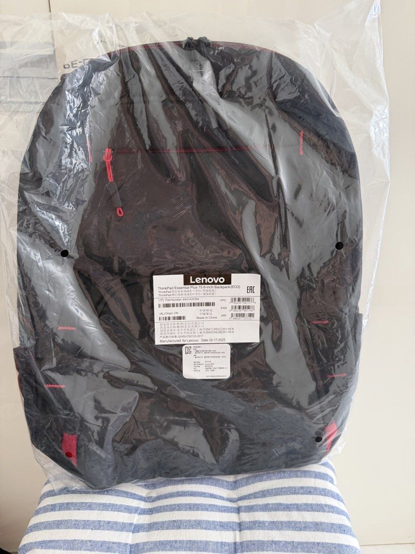 Brand New Lenovo ThinkPad Essential Plus 15.6-inch Backpack Black