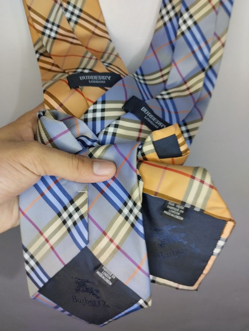 Burberry Necktie (Category: Scarves) located in Bago City. Submitted by classic_picked_up (Listing ID 1450444644, Image 3). Description: aspack both like new no issue.