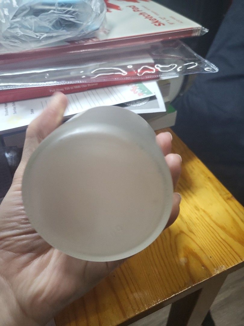 Candy Bottle Frosted Glass Jar (Category: Other Home Decor) located in Caloocan City. Submitted by lynette1977 (Listing ID 1450493933, Image 3). Description: - Frosted glass jar - Has a nice weight and a securely fitting lid. - Ideal for storing small items or as a decorative accent..
