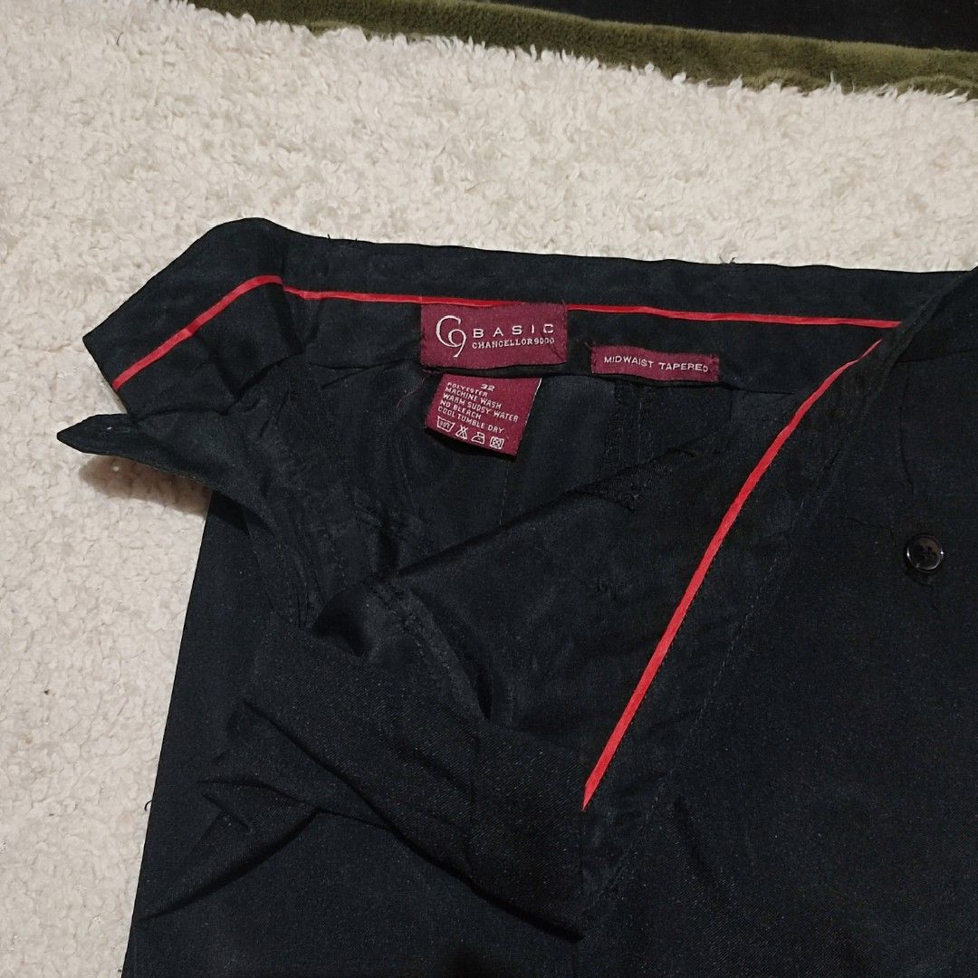 Chancellor 9000 Basic Trouser (Category: Other Bottoms) located in Manila. Submitted by anthonig (Listing ID 1450477769, Image 2). Description: Length: 37 inches outseam Width: 31 inches Hem: 8 inches Price: 300 pesos Condition: 10/10 Issues: none PM if interested or for inquiries Meetups within MANILA only Can do shipping at buyers expense.