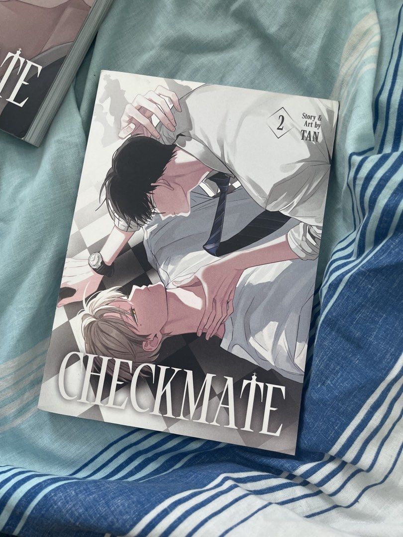 Checkmate Vol 1 & 2 BL Manhwa by TAN (Category: Comics & Manga) located in Manila. Submitted by skylarskira (Listing ID 1450396233, Image 2). Description: - Checkmate Volumes 1 and 2 for sale. - Story and art by TAN. - Raw panels, uncensored work -Some panels were re-drawn by TAN :)) -in English -One volume for 800, take both for 1500 -there are MINOR FLAWS (water stain on a corner due to weather) .