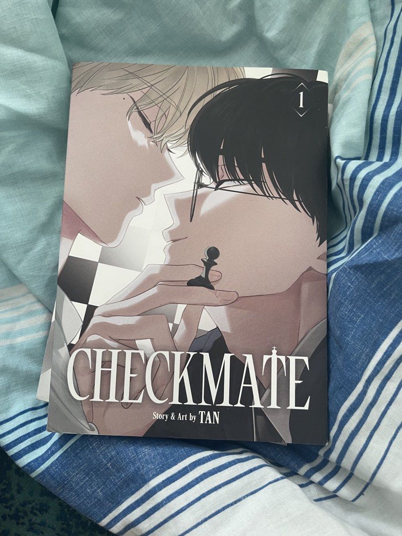 Checkmate Vol 1 & 2 BL Manhwa by TAN (Category: Comics & Manga) located in Manila. Submitted by skylarskira (Listing ID 1450396233, Image 1). Description: - Checkmate Volumes 1 and 2 for sale. - Story and art by TAN. - Raw panels, uncensored work -Some panels were re-drawn by TAN :)) -in English -One volume for 800, take both for 1500 -there are MINOR FLAWS (water stain on a corner due to weather) .