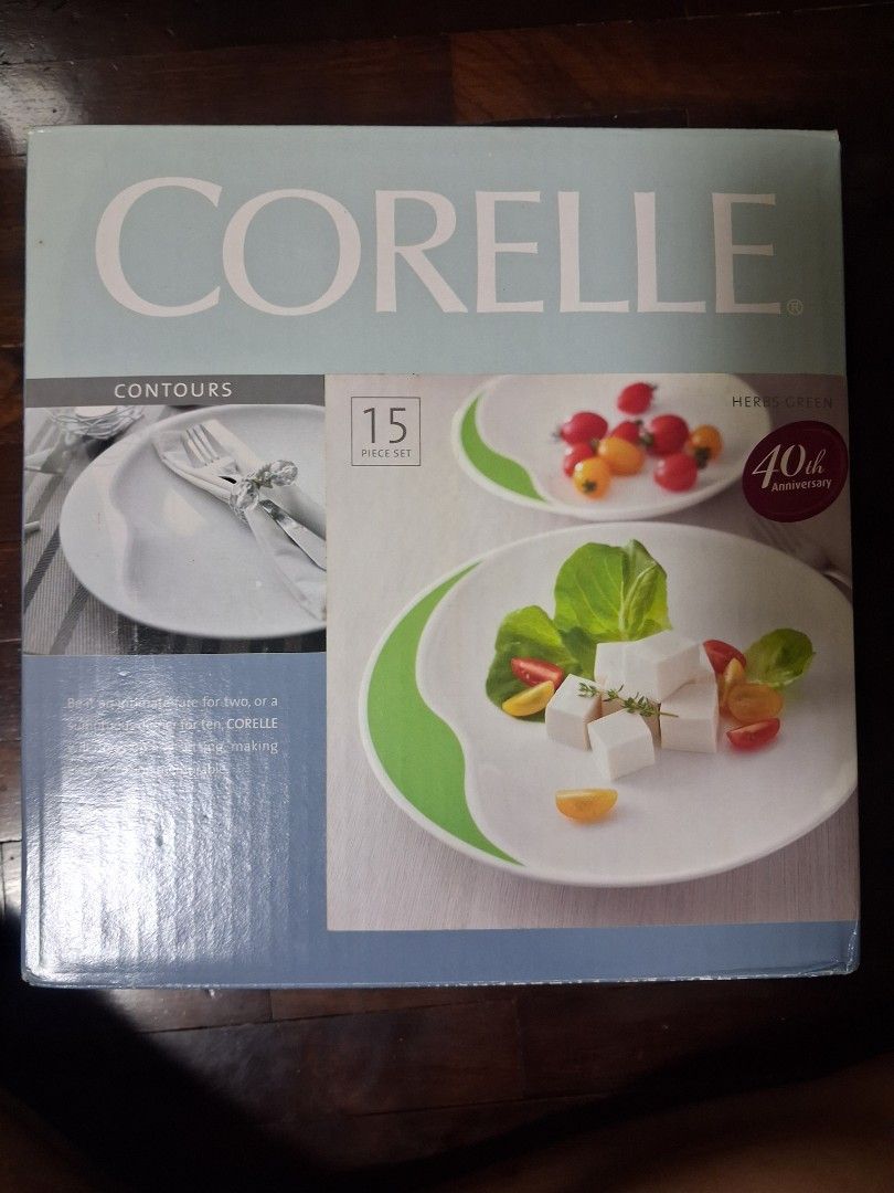 Corelle Contours 15-Piece Dinnerware Set