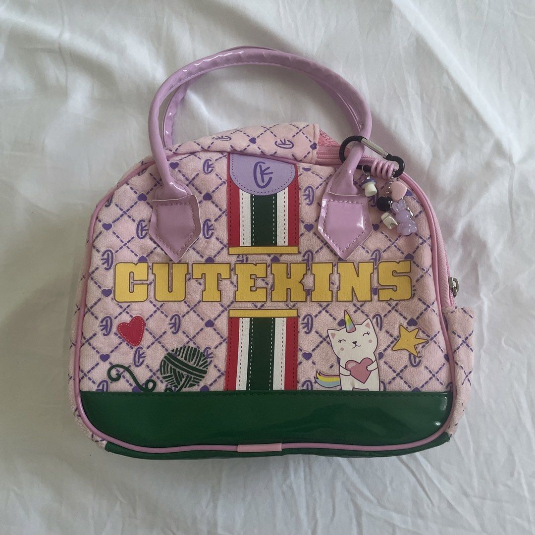 cute pink and purple bag (Category: Shoulder Bags) located in Pasay City. Submitted by fromyaning (Listing ID 1450408780, Image 1). Description: - got this from toys are us originally - the bag can fit a lot! can be used for storage or a fun statement piece - mop: gcash - mod: j&t.