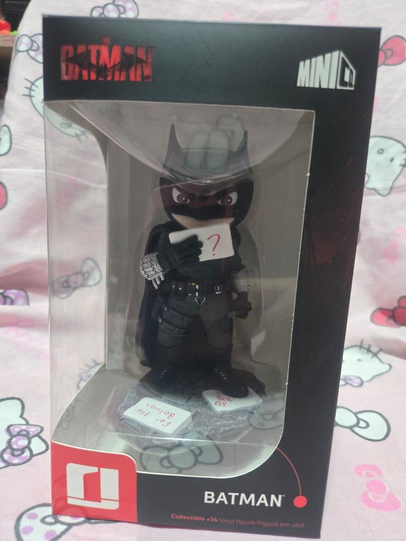DC Comics Batman The Dark Knight Mini Egg Attack Figure (Category: Figurines & Statues) located in Manila. Submitted by vheronelunio24 (Listing ID 1450436164, Image 1). Description: - Authentic Mini Egg Attack figure - Features Batman from The Dark Knight movie - Brand new, sealed in original packaging - Ideal collectible for Batman enthusiasts - Limited stock, grab it fast!.
