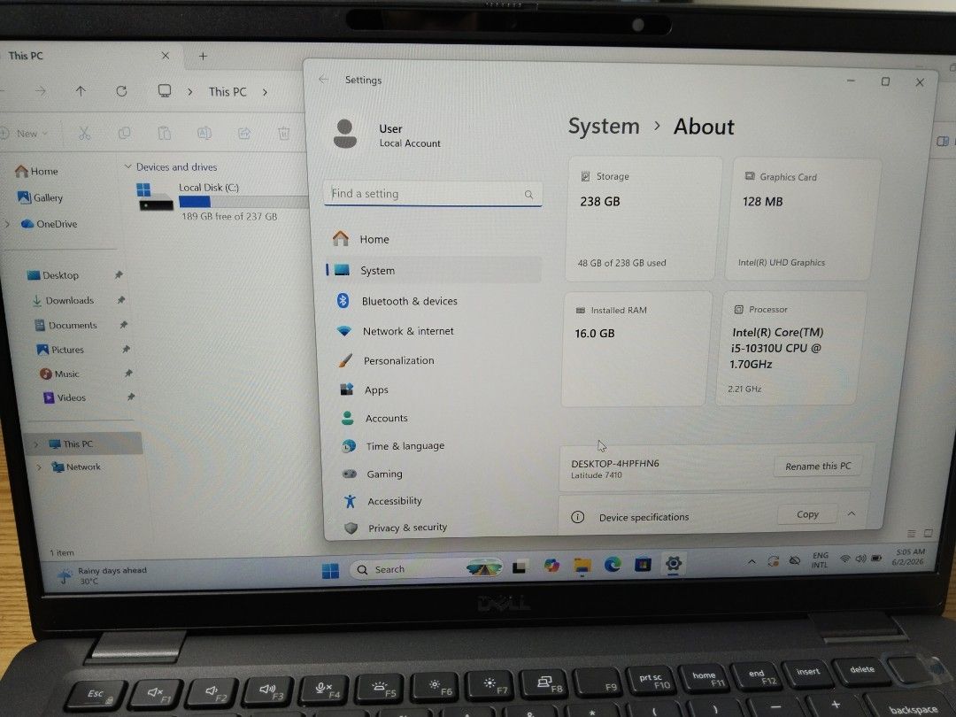 Dell latitude intel core i5 processor super fast run sets slim model lite used recommended laptops perfect working conditions512874481011271684