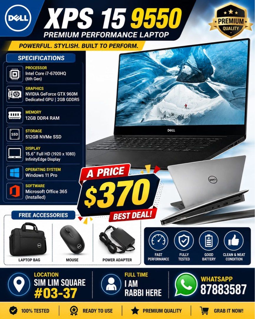 Dell Xps 15 9550 Core i7