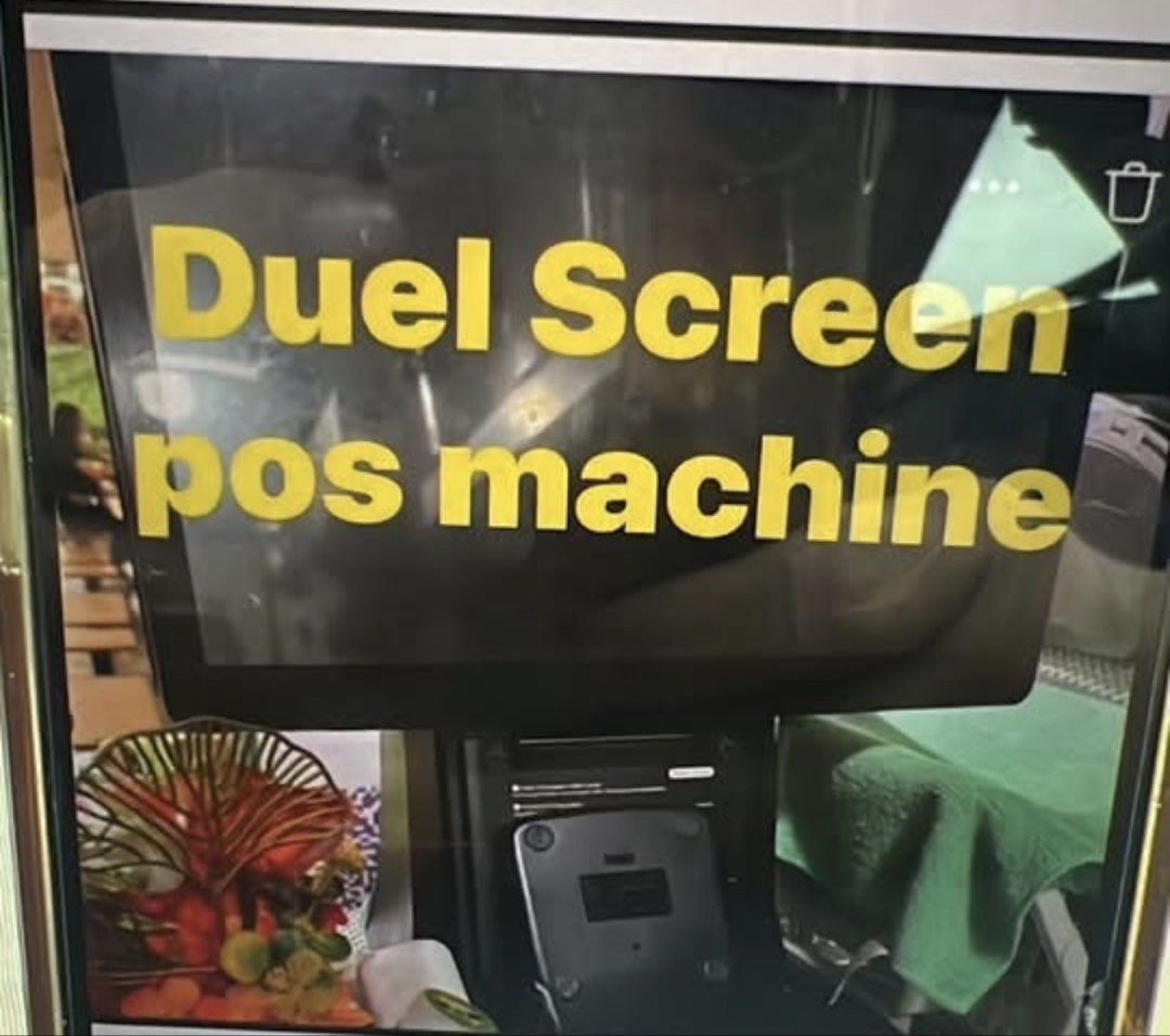 Dual Screen POS Machine512743929461483520