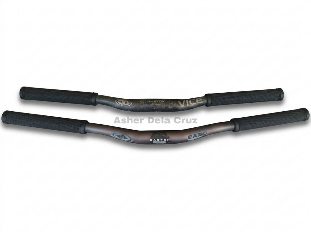 Easton Vice & EA30 Low Rise Handlebars (Category: Bicycles) located in Bacoor. Submitted by asherdelacruz23 (Listing ID 1450400395, Image 1). Description: For Sale • Easton Vice Low Rise Handlebar w/FREE Grips 610mm Oversize ₱1,499 • Easton EA30 Low Rise Handlebar w/FREE Grips 685mm Oversize ₱1,499 DM/PM for inquiries 📩 📍Perpetual Village 7, Mambog, Bacoor, Cavite Open for meetups & shipping MOP - Cash, Gcash, Bank Transfer 💵 RFS: Bawas.