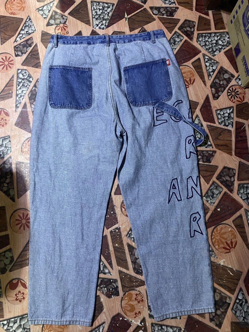 Ecko Unltd. Patchwork Denim Jeans "Rock and Roll" (Category: Jeans) located in Manila. Submitted by kentmarion.water (Listing ID 1450488222, Image 2). Description: - Cool Ecko Unltd. jeans - Patchwork denim design - 'Rock and Roll' graphic embroidery down the side - Two back pockets - Utility loop - Unique style for casual wear.