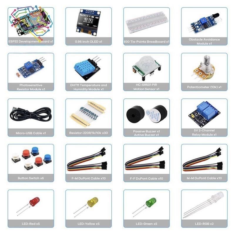 ESP-32 WIFI IOT Development Board for Project Learning DIY Basic Kit512605257718845442