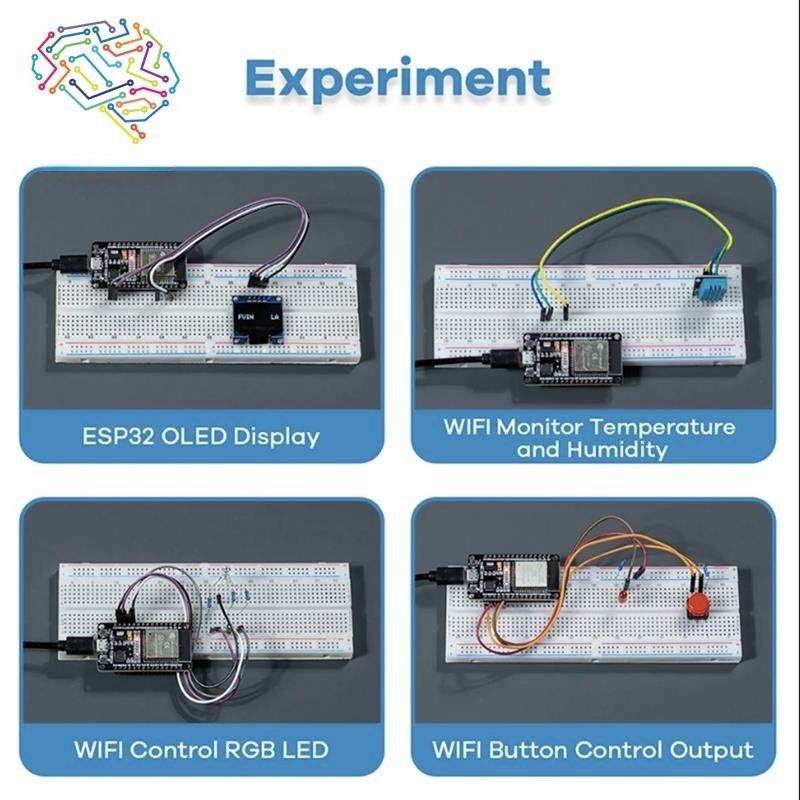 ESP-32 WIFI IOT Development Board for Project Learning DIY Basic Kit512605257718845441