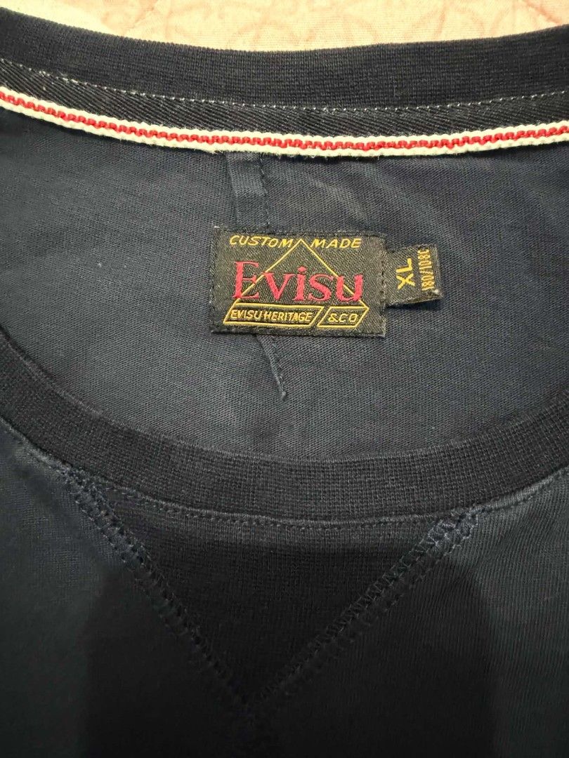 由 thrift_store_8 (刊登 ID 1450391247，圖片 3) 提交，位於 台北市 (Taipei) 的 Evisu (類別：T恤、Polo衫)，說明：。