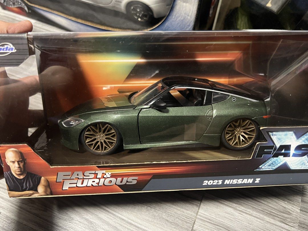 Fast & Furious Jada Diecast Cars - Multiple Models (Category: Vehicle & Diecast Models) located in Manila. Submitted by thegreyhousemarket (Listing ID 1450514295, Image 2). Description: ₱1450 each - Set of Fast & Furious Jada diecast cars - Includes: 1989 Ford Mustang GT, 2023 Nissan Z, Dom's Buick Grand National - Perfect for collectors and fans of the Fast & Furious franchise - All cars are in their original, unopened packaging.
