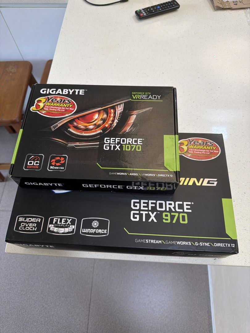 Gigabyte GeForce GTX 1070 and GTX 970 Graphics Cards