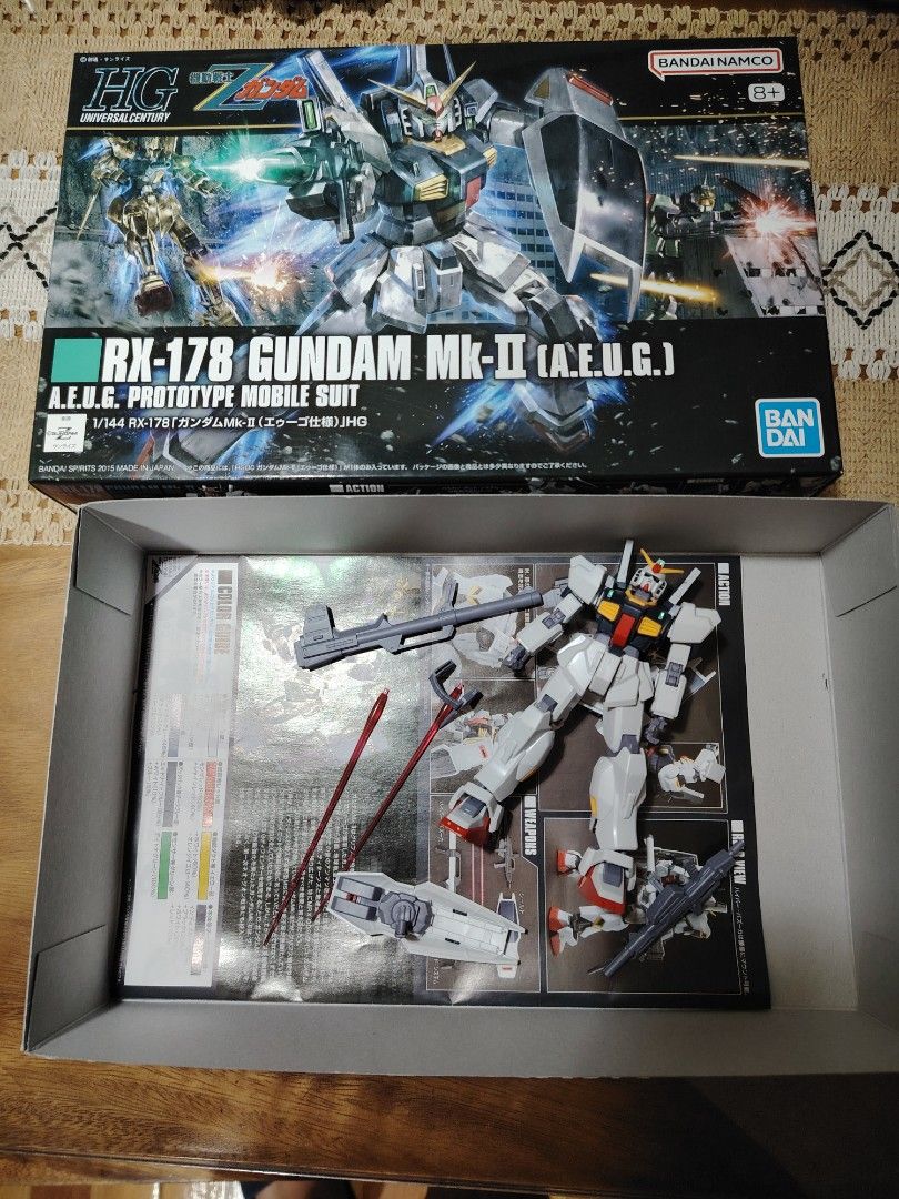 Gunpla for sale built (Category: Gundam & Model Kits) located in Marikina City. Submitted by tems19 (Listing ID 1450344723, Image 1). Description: Gunpla for sale all built Price and details indicated Built HG Kits: Take all 2.5k Price indicated if per kit HG Gundam Mk II (AEUG) - 600 Complete No Issues HGCE Aile Strike Gundam - 1k Complete No issues Yung MS lang ang Built, unbuilt yung aile pack and weaps With Option Set 1 and 2 (Built) para mag